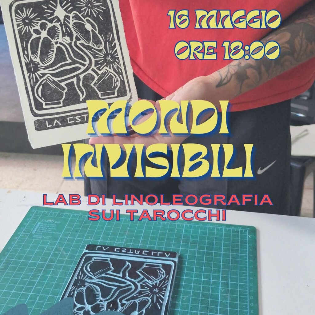 Mondi invisibili - Lab di linoleografia sui tarocchi