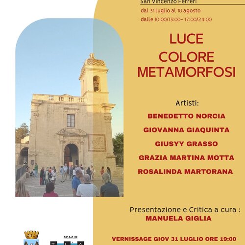 Luce Colore Metamorfosi - mostra d'arte