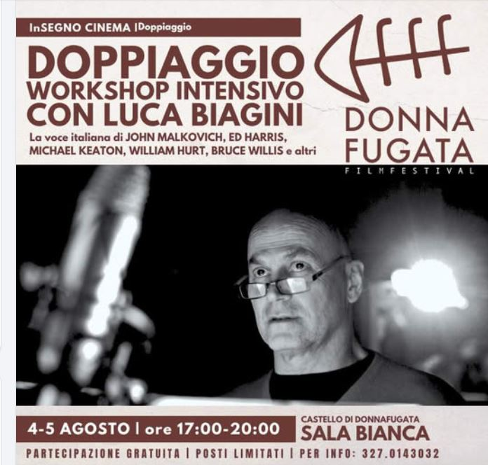 4 E 5 Agosto 2025 Doppiaggio Workshop Castello