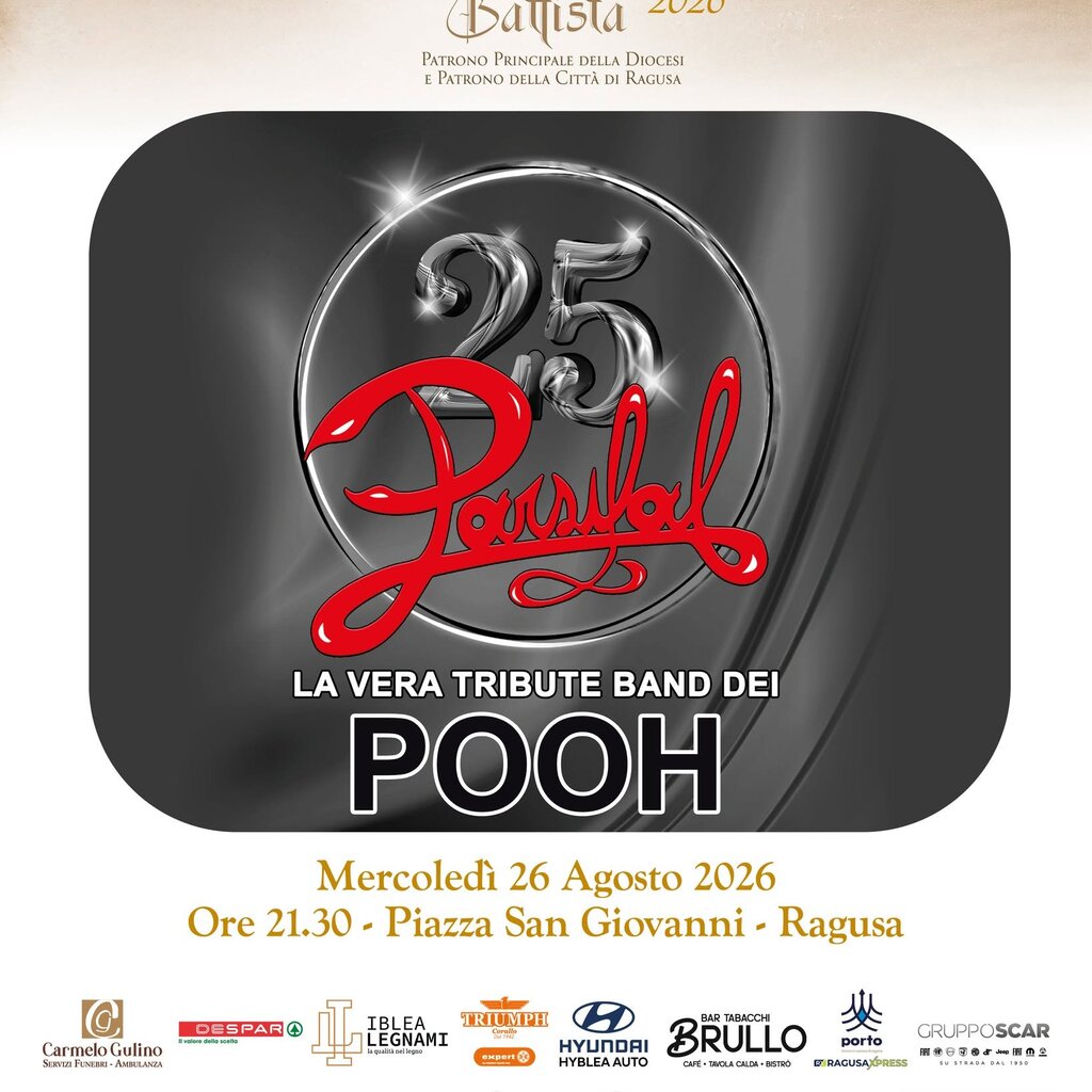 26 Ago 2026 Tribute Band Pooh San Giovanni