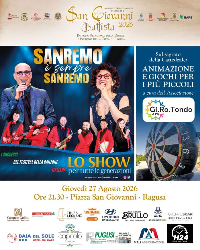 27 Ago 2026 Sanremo è Sempre Sanremo San Giovanni