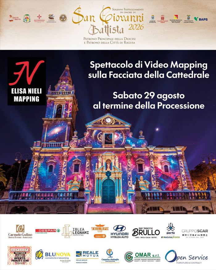 29 Ago 2026 Spettacolo Di Videomapping San Giovanni