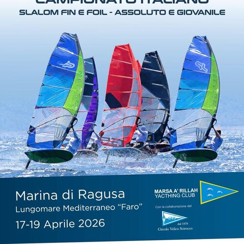 I TAPPA CAMPIONATO ITALIANO SLALOM – FIN E FOIL ASSOLUTO E GIOVANILE DI WINDSURF