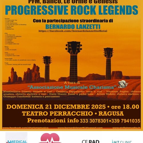 Concerto di beneficenza - Progressive Rock Legend