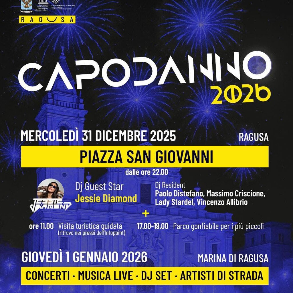Capodanno 2026 a Ragusa!