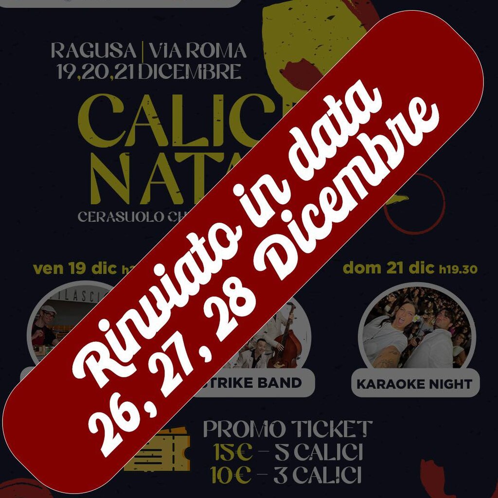 Calici di Natale - Ragusa Food Festival