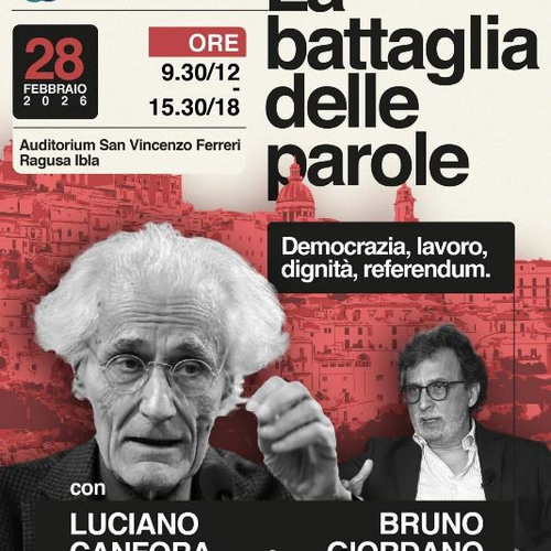 La battaglia delle parola con Luciano Canfora e Bruno Giordano - Scuola dei Beni Comuni