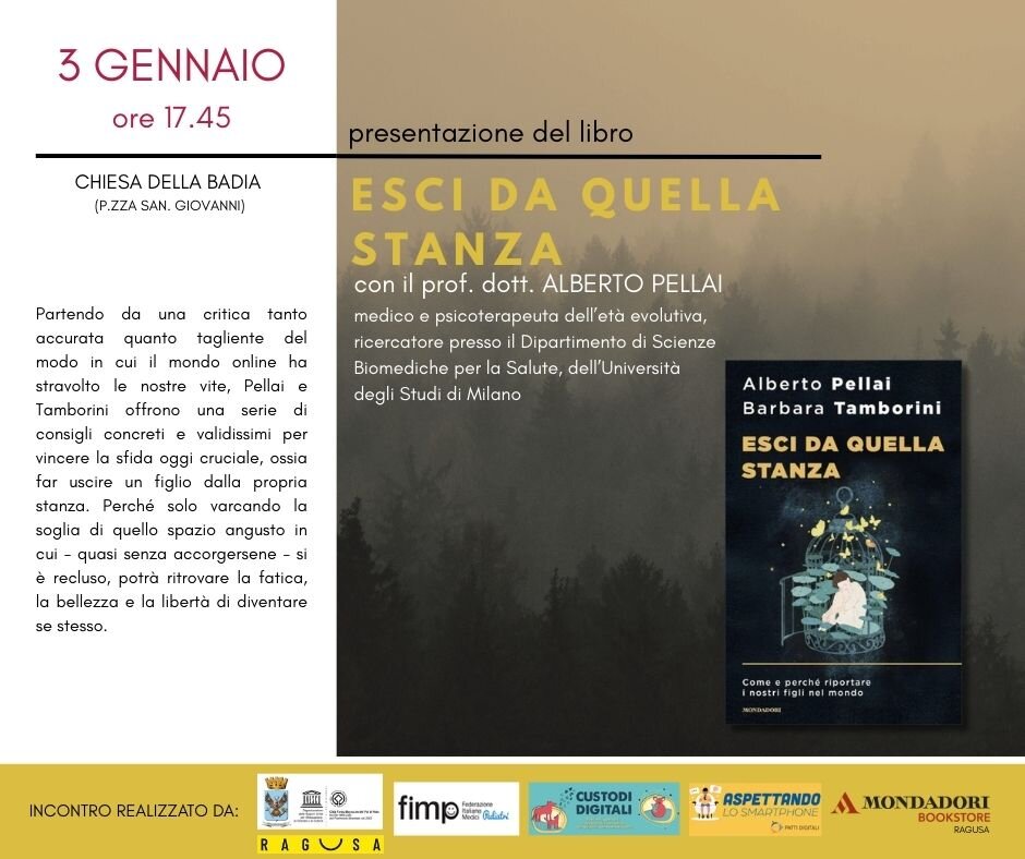 Esci da quella stanza, con Alberto Pellai