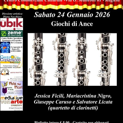 Giochi di ance - Stagione Melodica 2026 - 31° edizione