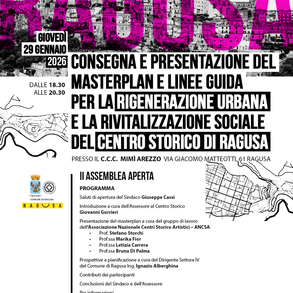 Presentazione Masterplan - ANCSA