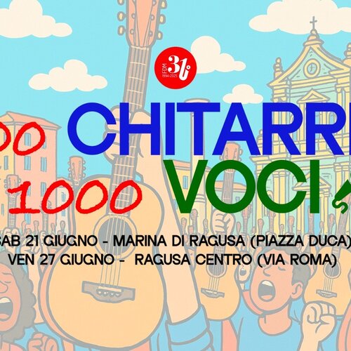 100 chitarre 1000 voci - Festa della Musica, Marina di Ragusa