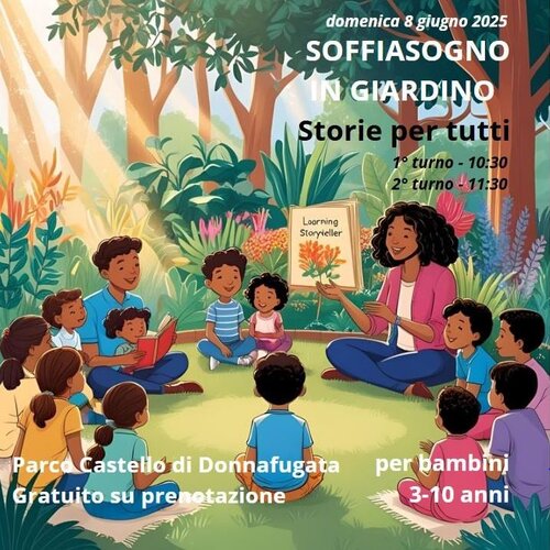 Soffiasogno in giardino: storie per tutti - Appuntamento in giardino 2025