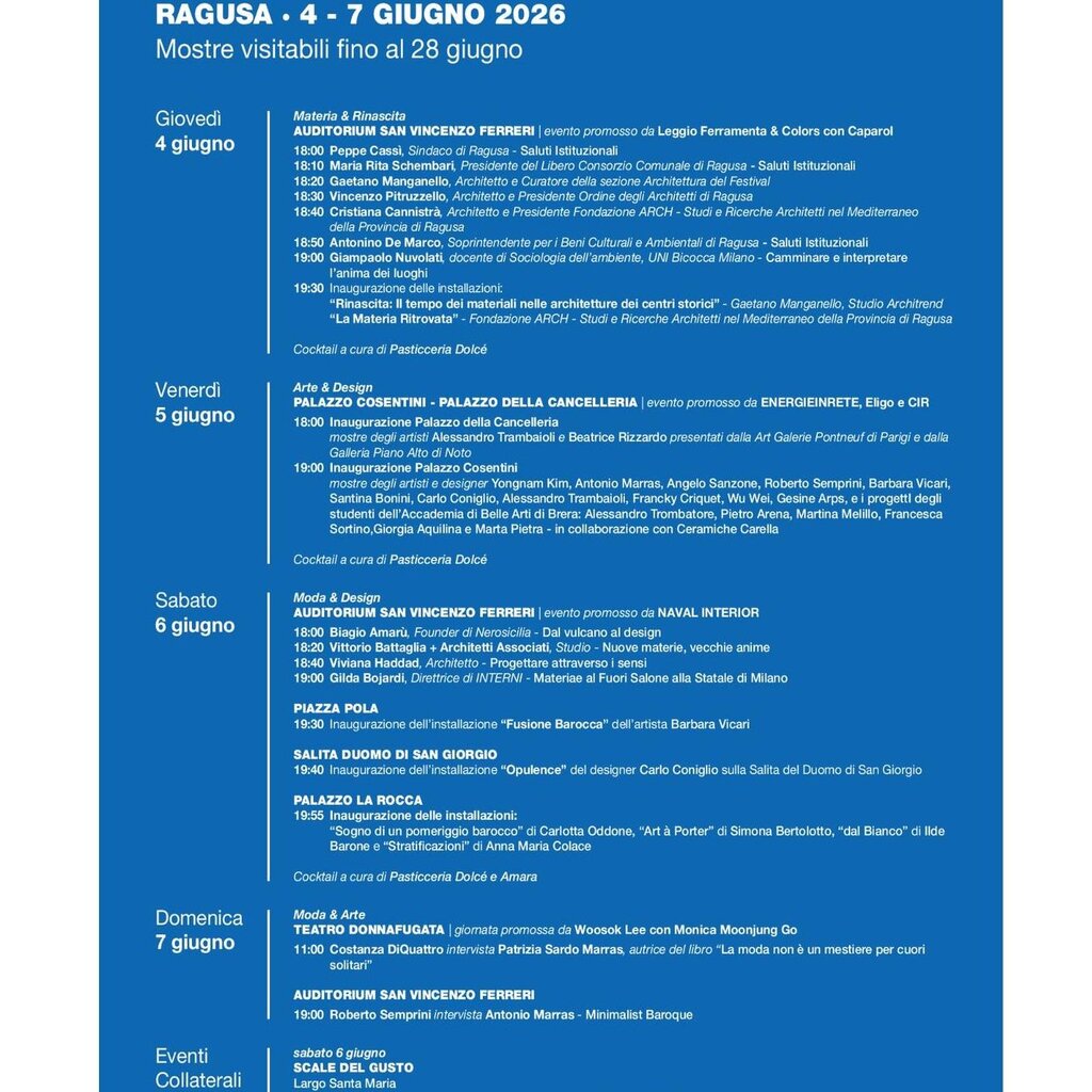 Barocco e Neobarocco 2026