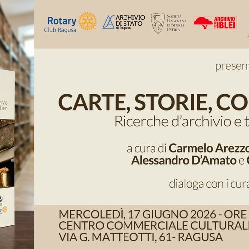 Carte, Storie, Comunità. Ricerche d'archivio e territorio ibleo