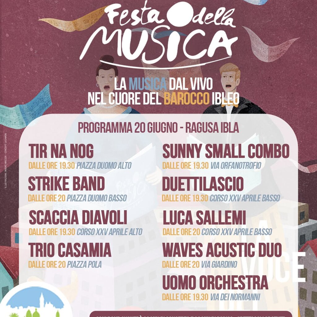 20 Giugno 2026 La Festa Della Musica Ibla