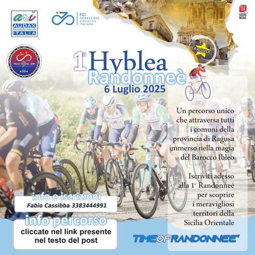 Randonnee' Hyblea percorso in Tutti  i Comuni Iblei
