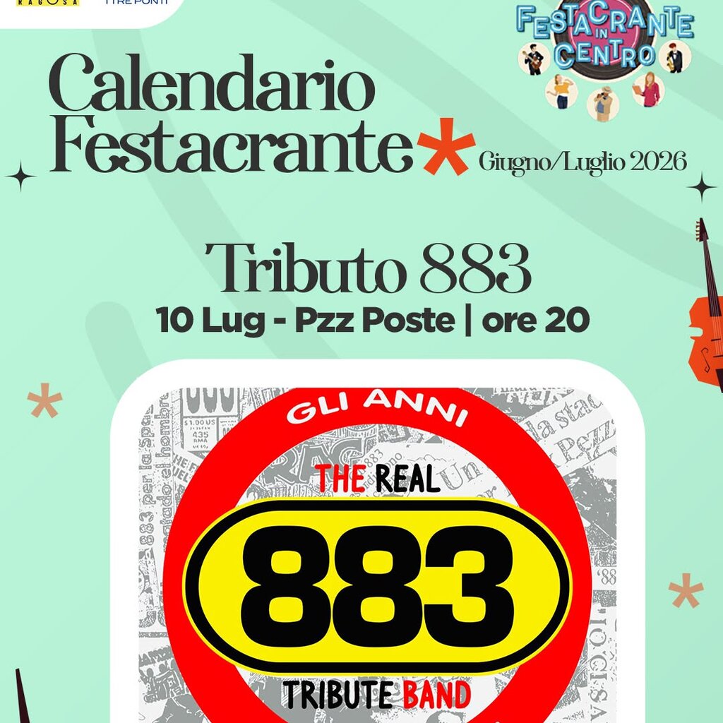 Tributo agli 883 - Festacrante 2026
