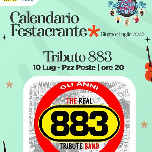 Tributo agli 883 - Festacrante 2026