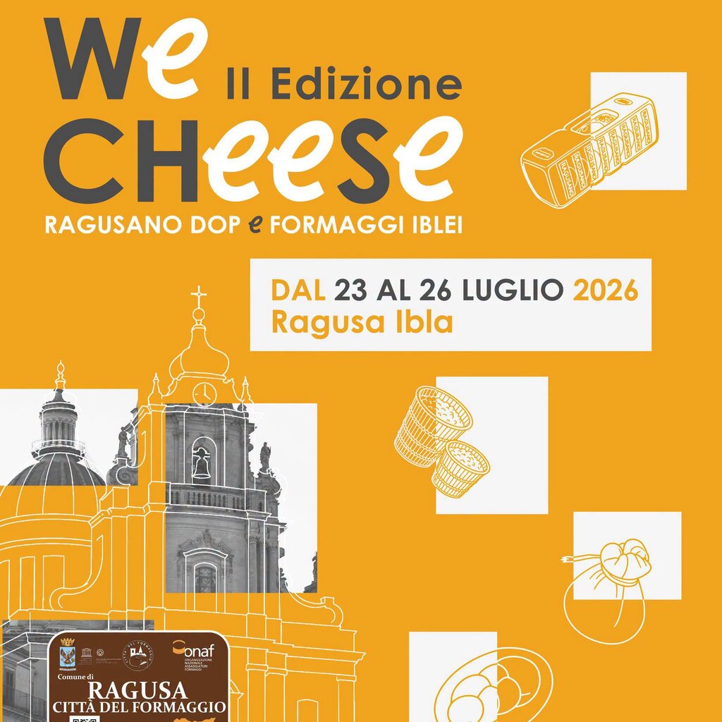 We Cheese 2026 - Ragusa, Città del formaggio