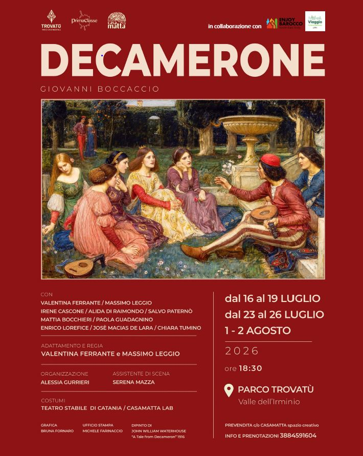 16 19 Lug Decamerone Casamatta Parco Trovatù