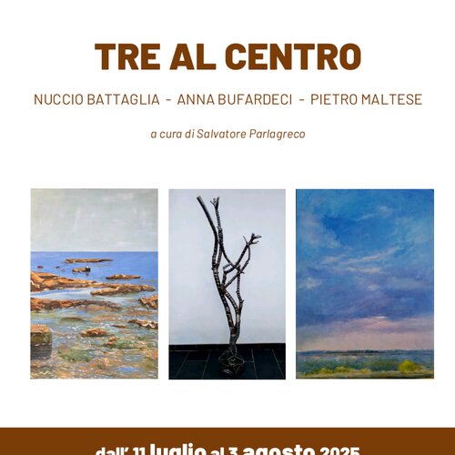 11 Lug Inaugurazione Mostra Tre Al Centro