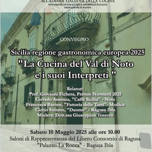 La cucina del Val di Noto e i suoi interpreti - Convegno