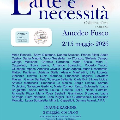 L'arte è necessità - mostra al Centro di Aggregazione Culturale