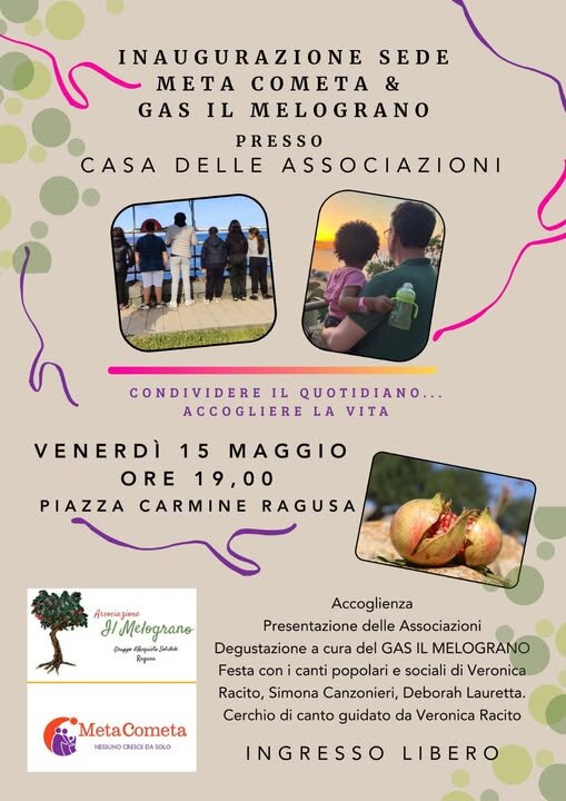 Inaugurazione Sede  Meta Cometa & Gas Il Melograno 