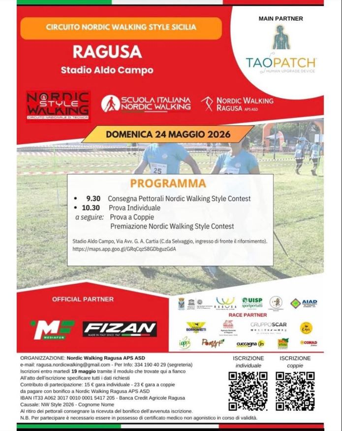 TAPPA REGIONALE CIRCUITO NAZIONALE NORDIC WALKING STYLE