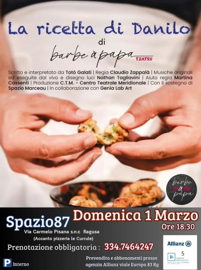 La ricetta di Danilo - spettacolo teatrale
