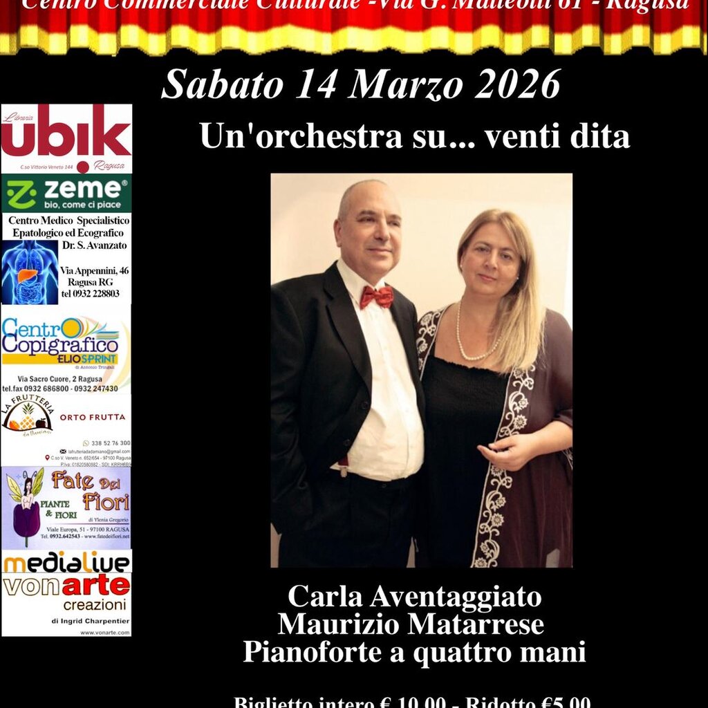 Un'orchestra su 20 dita - Stagione Melodica 2026 - 31° edizione