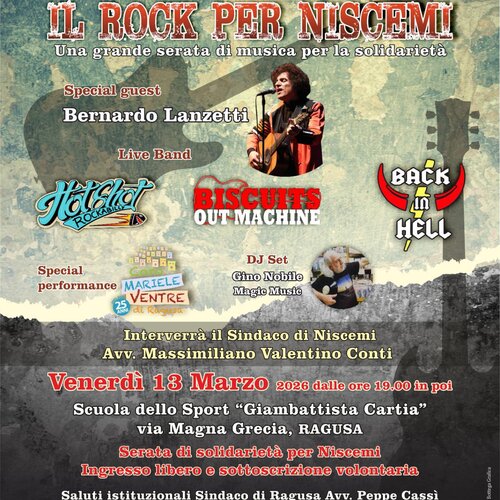 Il Rock per Niscemi