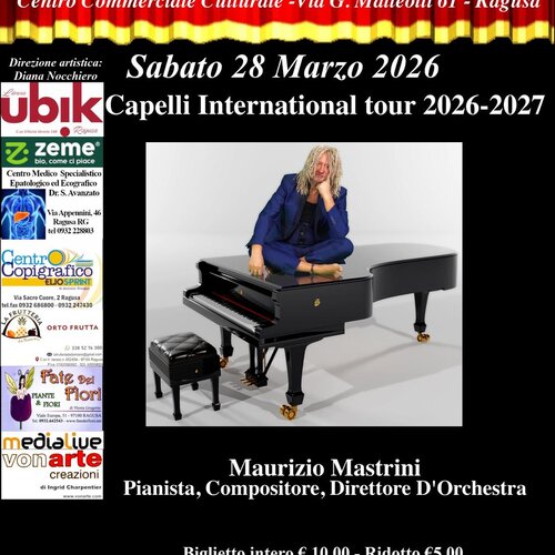 Capelli International Tour - Stagione Melodica 2026 - 31° edizione