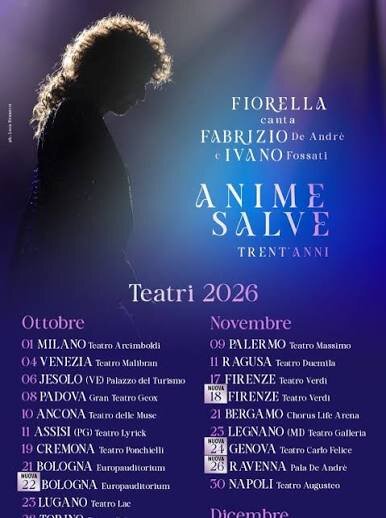 Fiorella canta Fabrizio e Ivano: Anime Salve