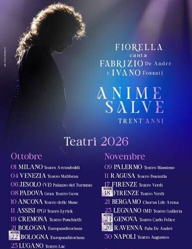 Fiorella canta Fabrizio e Ivano: Anime Salve