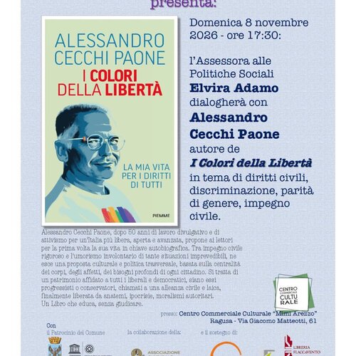 "I colori della libertà. La mia vita per i diritti di tutti", di e con Alessandro Cecchi Paone