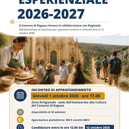 Turismo esperienziale 2026-2027 | Incontro di approfondimento