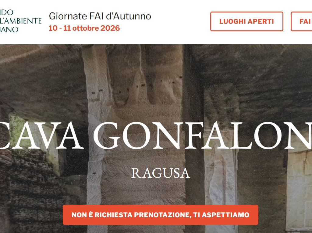 Visite a Cava Gonfalone - Giornate FAI d'Autunno