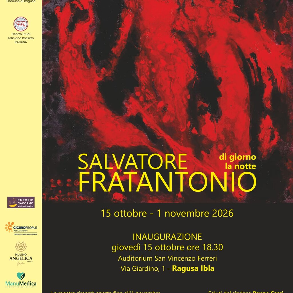 Di giorno, la notte - mostra di Salvatore Fratantonio