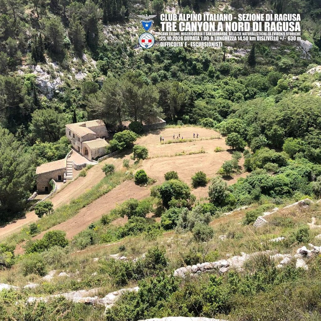 Tre canyon a Nord di Ragusa