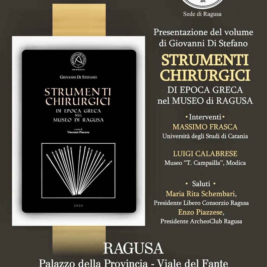 Strumenti chirurgici antichi da Scornavacche - pres. libro