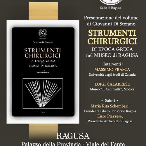 Strumenti chirurgici antichi da Scornavacche - pres. libro