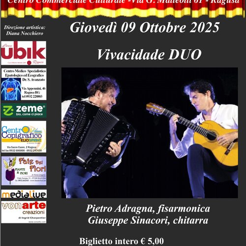 Vivacidade DUO - Stagione Melodica 2025-2026 - 31° edizione