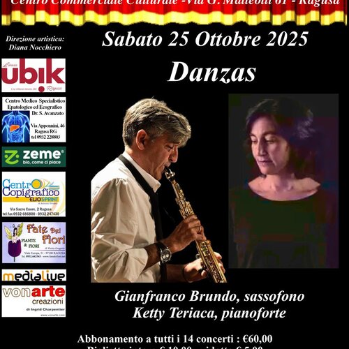 Danzas - Stagione Melodica 2025-2026 - 31° edizione