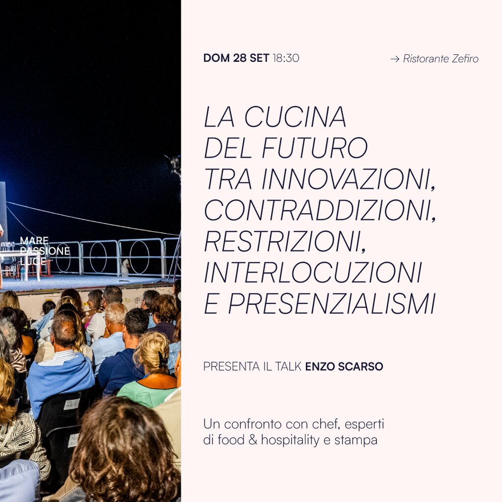 28 Settembre 2025 Talk Marina Gourmet 28 Settembre 2025 Talk Marina Gourmet