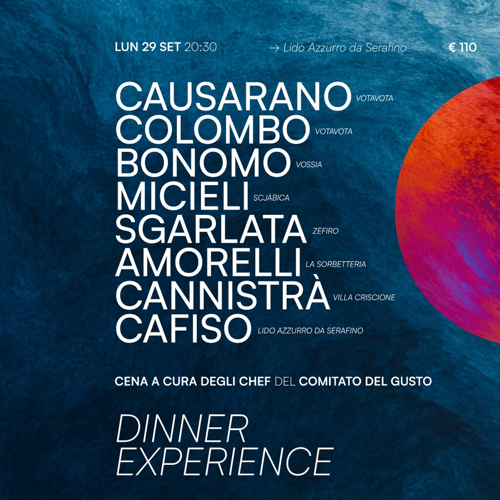 29 Settembre 2025 Marina Gourmet 29 Settembre 2025 Marina Gourmet