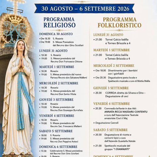 Festeggiamenti in onore della Beata Maria Vergine di Lourdes - San Giacomo