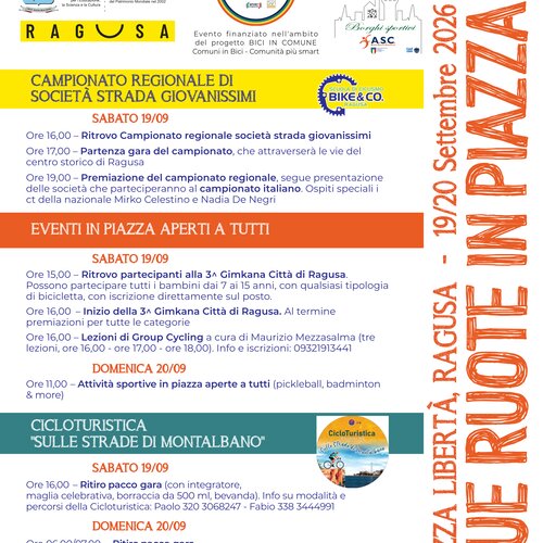 Due Ruote in Piazza -19/20 Settembre 