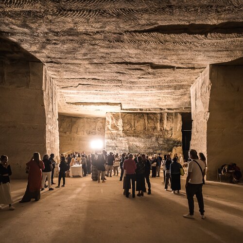 The underground burial chambers of Ragusa